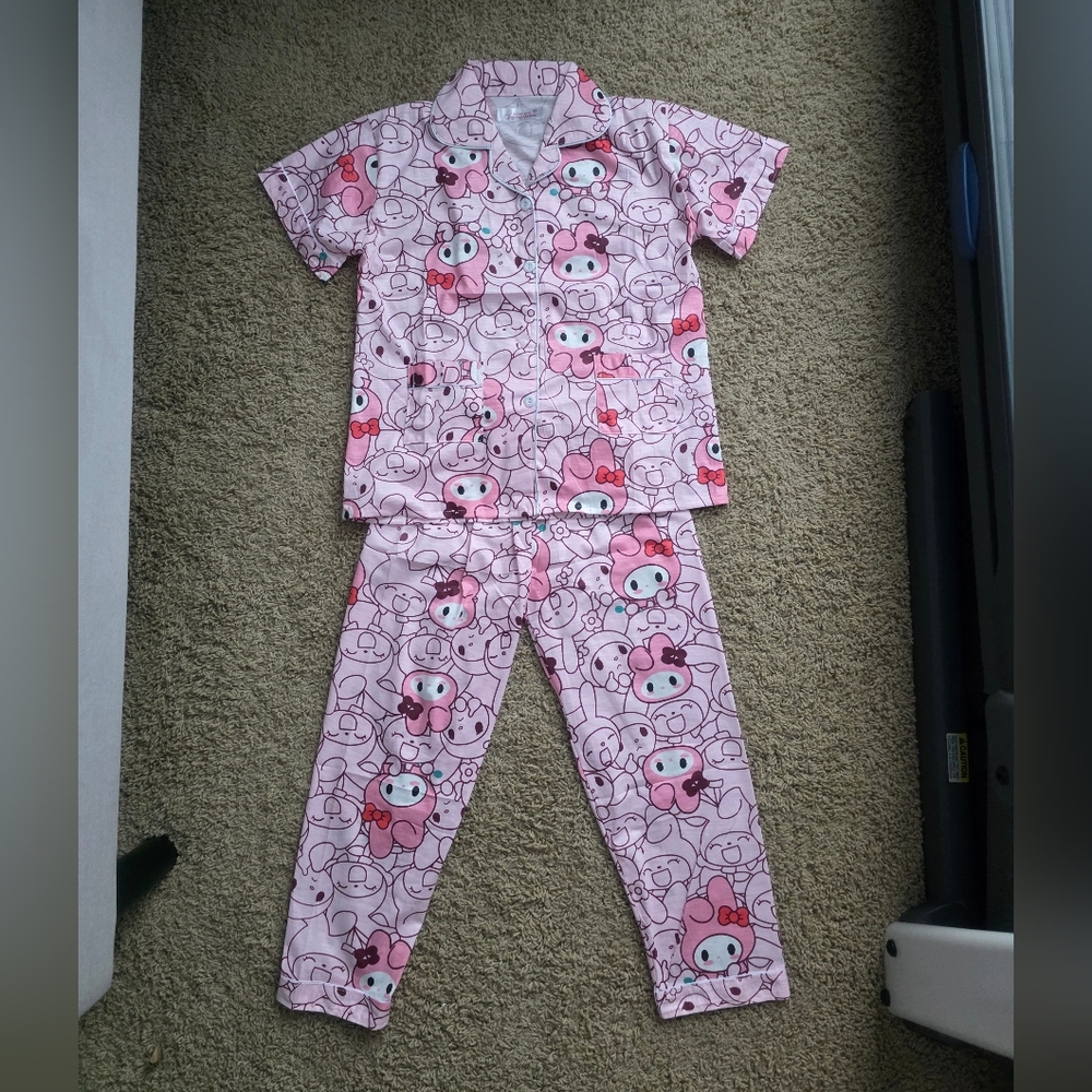 Pink Kids Pajamas (M-L)